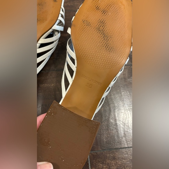 l’intervalle white block heel sandal - Picture 4 of 6